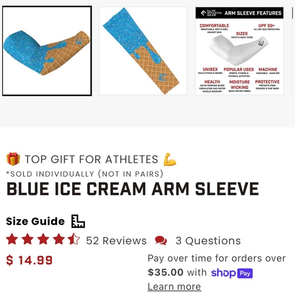 Head band and Arm Sleeve - size Large - Picture 2 of 2